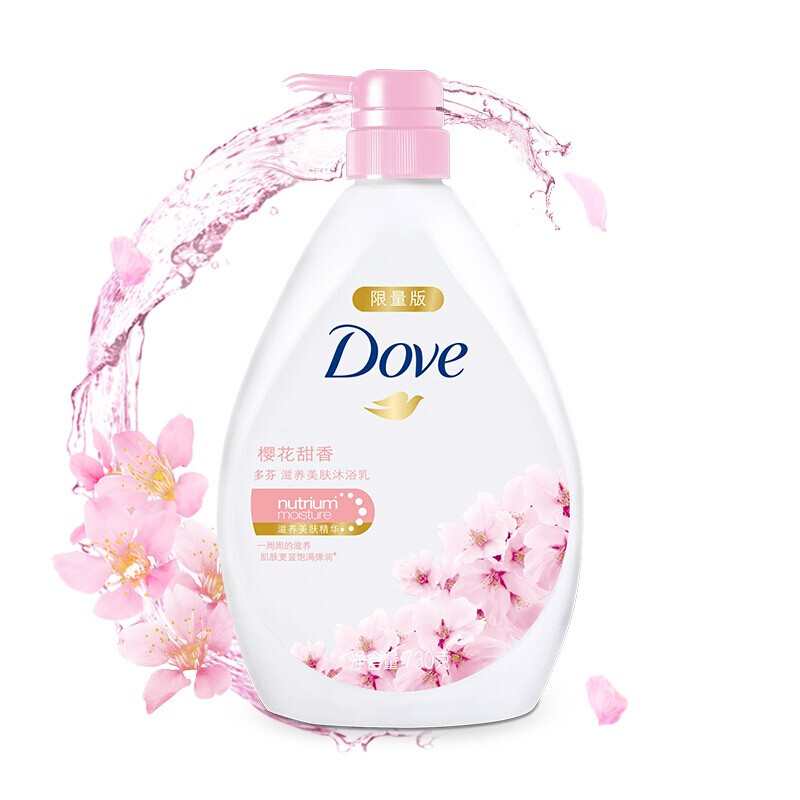多芬(DOVE)樱花甜香 滋养美肤沐浴乳1000g