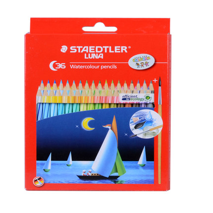 施德楼(STAEDTLER)13710C36(36色)水溶性彩色铅笔