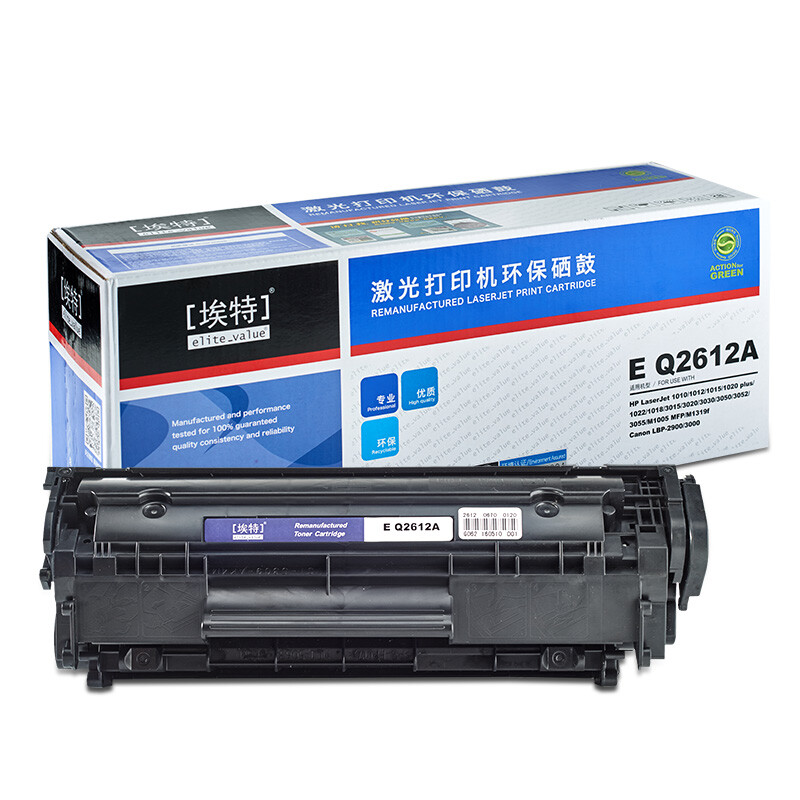 埃特 Elite 硒鼓 E Q2612A (黑色)