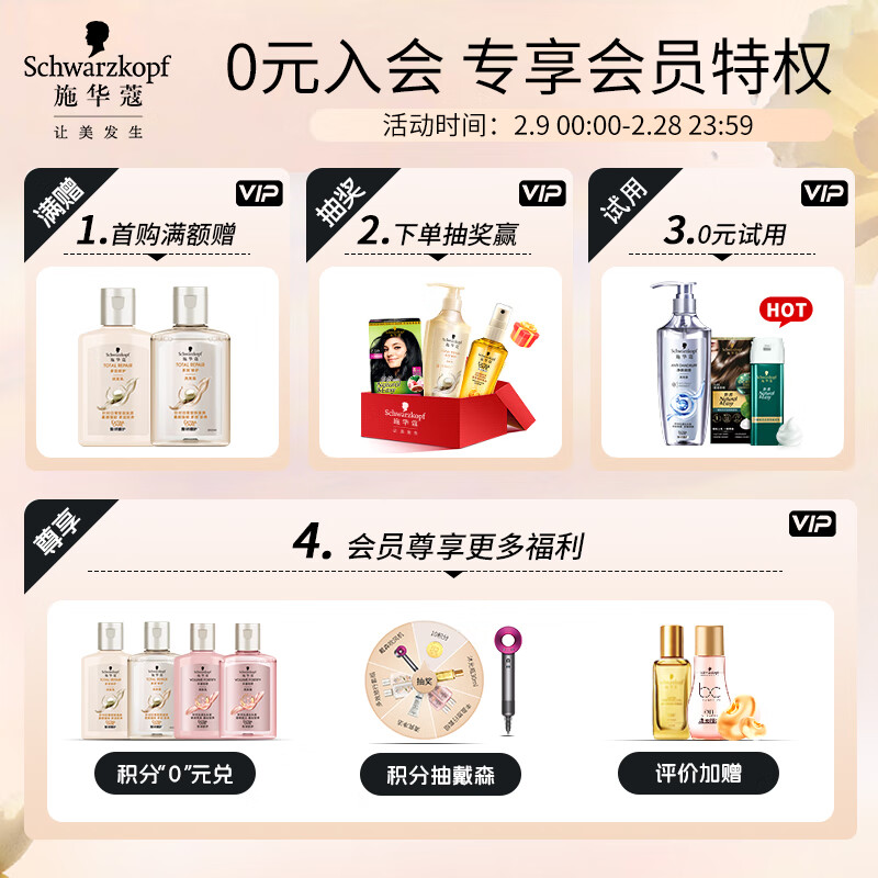 施华蔻(Schwarzkopf)多效修护润发乳400ml - 施华蔻(Schwarzkopf)