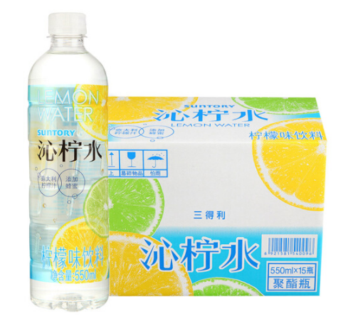 三得利(Suntory)沁柠水550ml*15瓶/箱