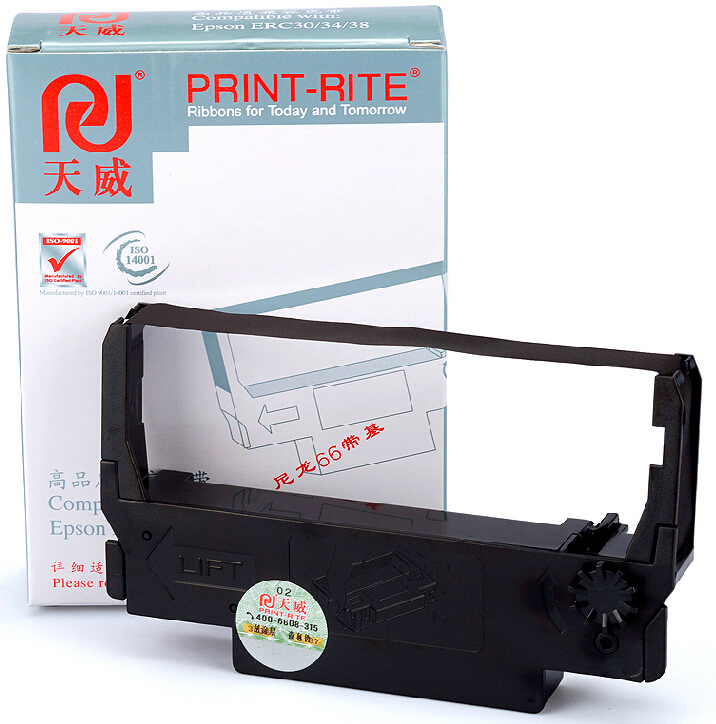 天威(PrintRite)带框ERC38/30双色(12.7mm*5m双带<120/箱)