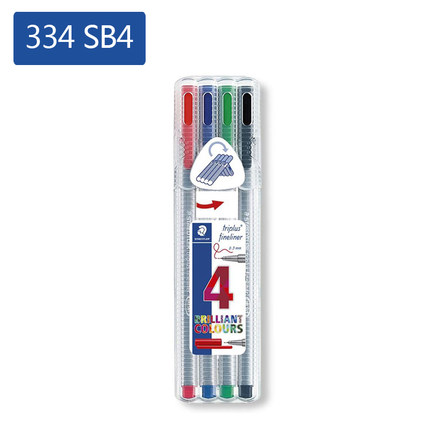 施德楼(STAEDTLER)334SB4施德楼(STAEDTLER)彩色勾线笔334SB40.3MM