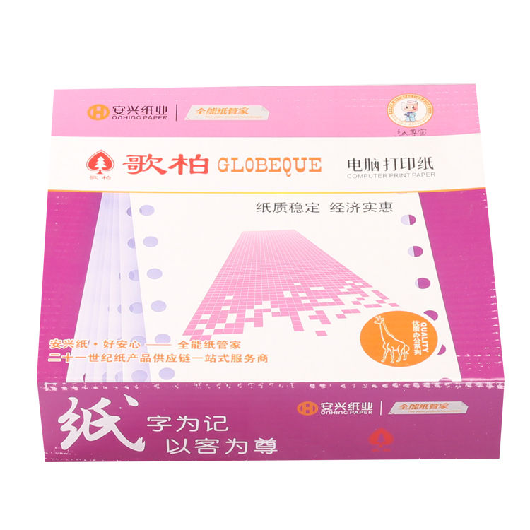 歌柏电打纸 241-3-1200不压线4等分彩色 - 歌柏