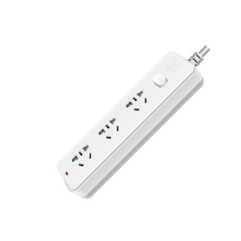 公牛(BULL)GN-212(白色)新国标 三位总控电源插线板 5M袋 - 公牛(BULL)