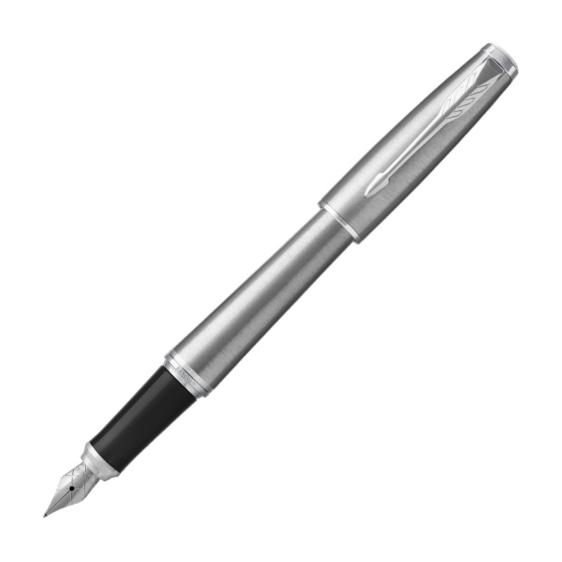 派克(PARKER)4274699-2016都市金属银白夹墨水笔