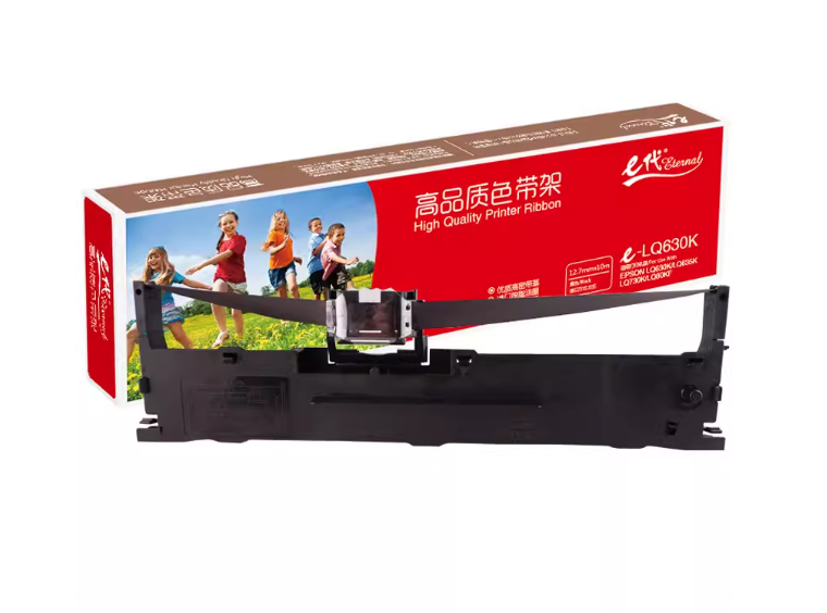 e代经典 LQ630K 12.7mmx8m 适用 爱普生EPSON LQ630K 635K 730K 615K LQ80KF 色带架 黑色 (计价单位:支) - e代经典