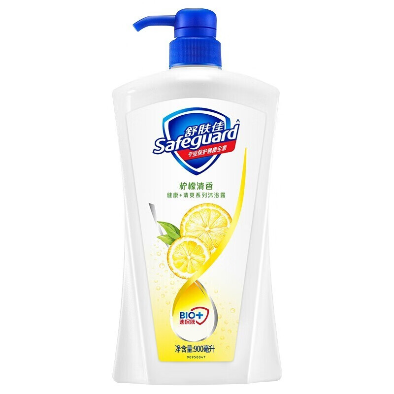 舒肤佳(Safeguard)900ml柠檬清香沐浴露劲爆特惠装 - 宝洁-舒肤佳(Safeguard)