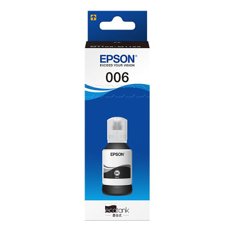 爱普生(Epson)006s(T01Q180)标准容量黑色墨水 - 爱普生(Epson)