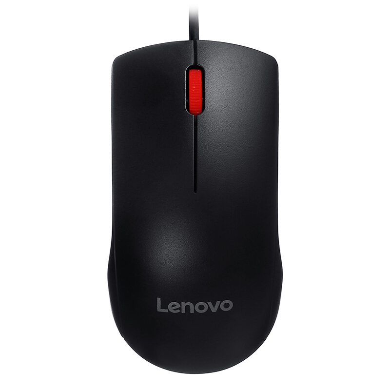 联想(Lenovo)有线鼠标 联想大红点M120