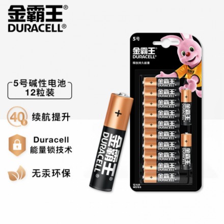 金霸王(Duracell)電池5號(hào)12節(jié)裝