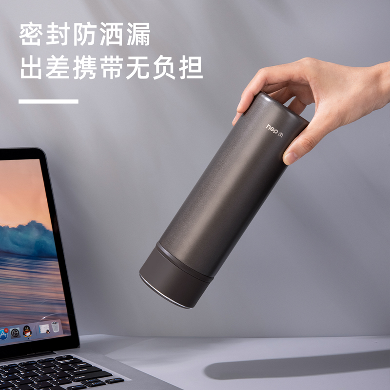 得力LL601-BBE商务保温杯(500ml)(蓝)(个) - 得力(deli)