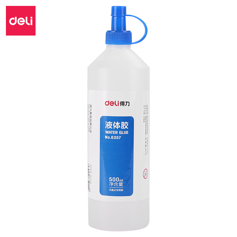 得力(deli)6357(透明)液体胶(500ml/瓶)