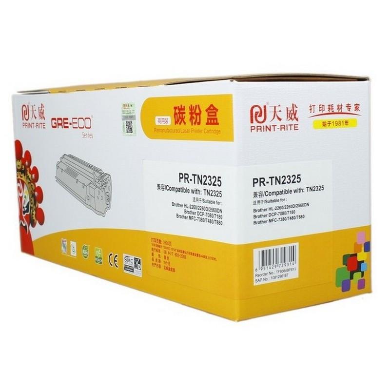 天威(PrintRite)PR-TN2325E商用装黑粉盒TFB364BPSYJ