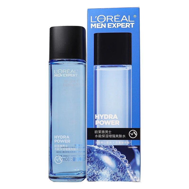 欧莱雅(LOREAL)130ML男士水能保湿增强爽肤水