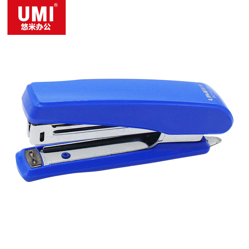 悠米(UMI)经济型普通订书机10# B03001B 蓝