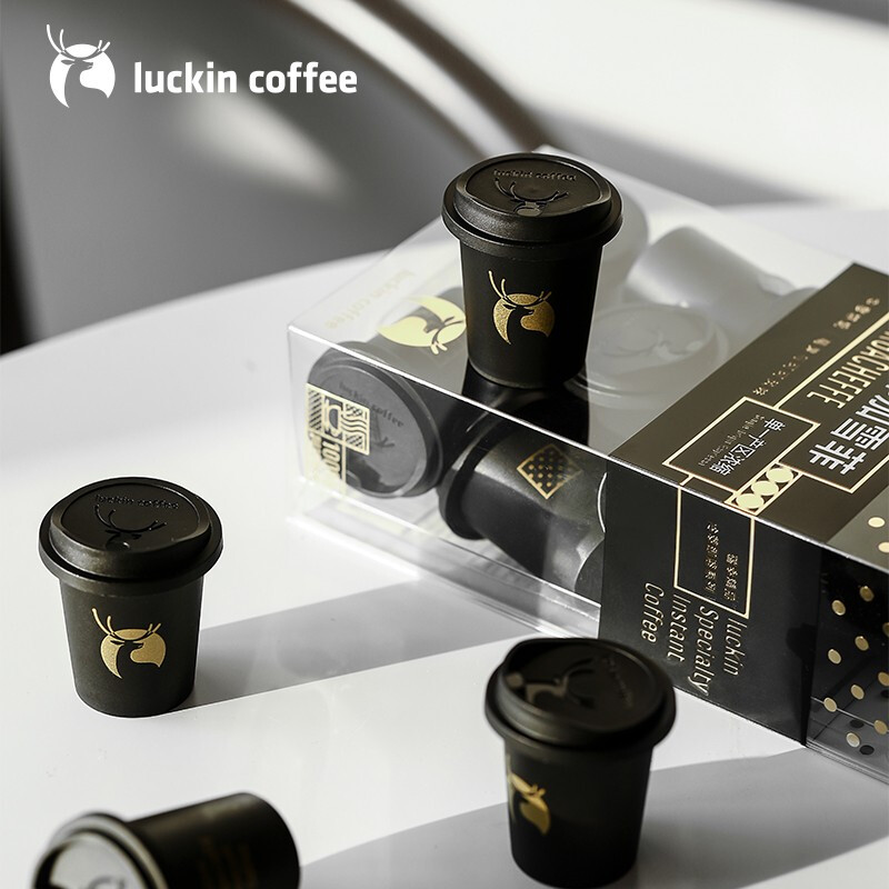 瑞幸咖啡(luckincoffee)风味混合装冷萃冻干速溶无蔗糖黑咖啡3g*12颗/盒 - 瑞幸咖啡(luckincoffee)