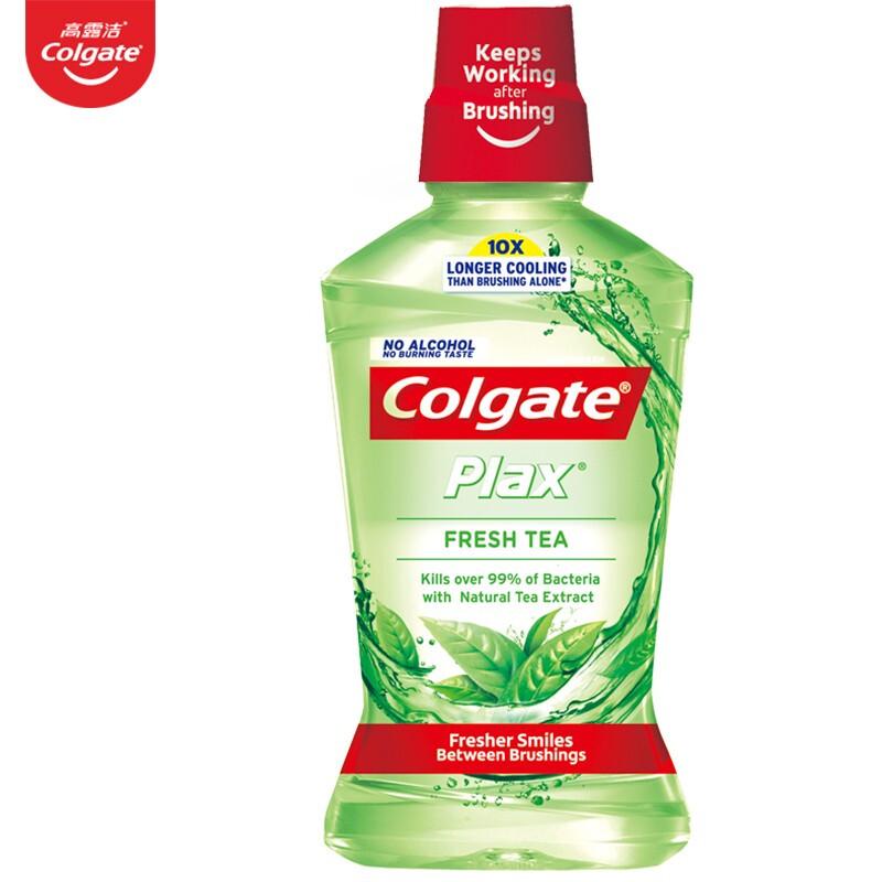 高露洁(Colgate)贝齿漱口水(清新茶健)500ml