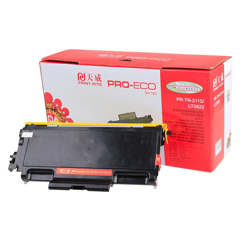 天威(PrintRite)PR-BROTN2115/LT2822/LT2922RA专业装黑粉盒TFB215BPEJ