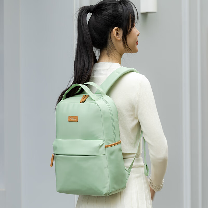 外交官(Diplomat)DS-14109L外交官双肩背包抹茶绿