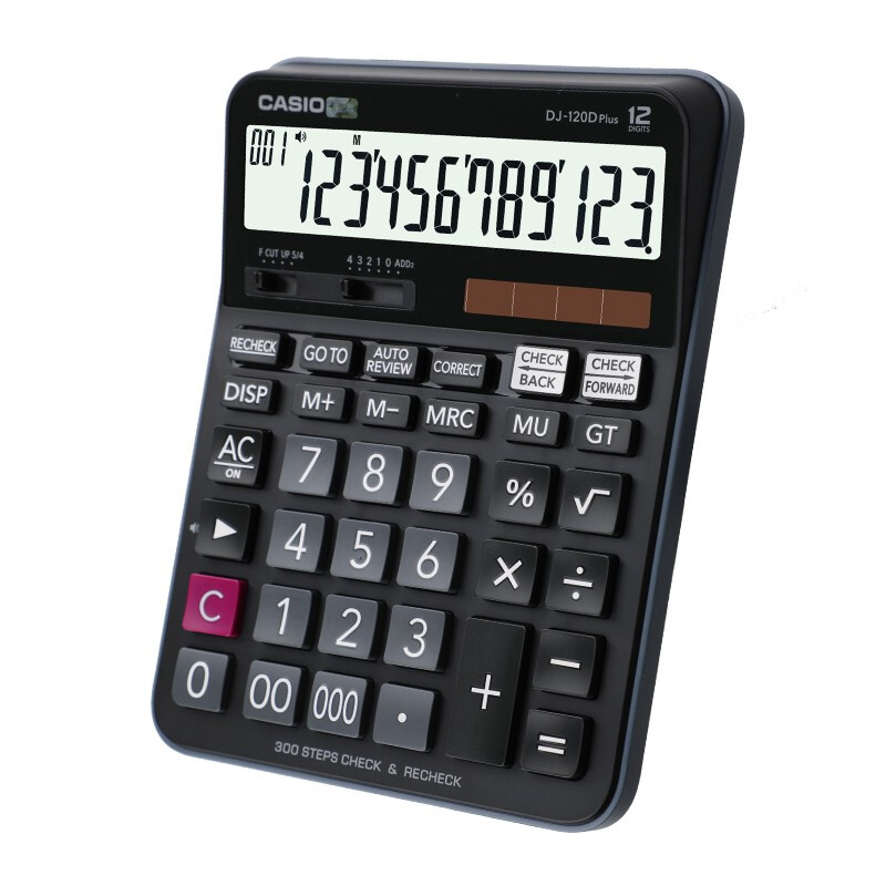 卡西欧(CASIO)百步回查功能计算器DJ-120D PLUS