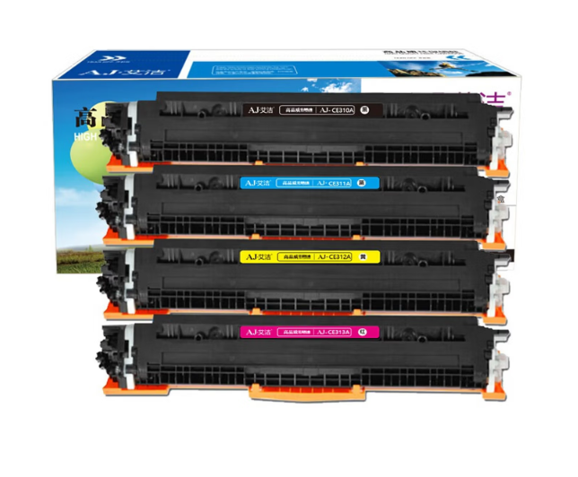 艾洁HPCE310A/CF350A粉盒彩四色套装