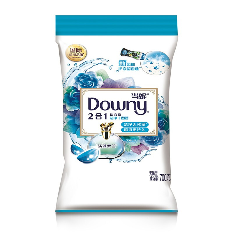 当妮(Downy)淡雅罗兰二合一洗衣粉 700g