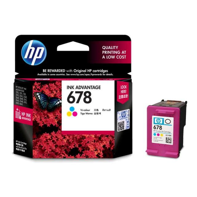 惠普(HP) 678(彩色)墨盒CZ108AA