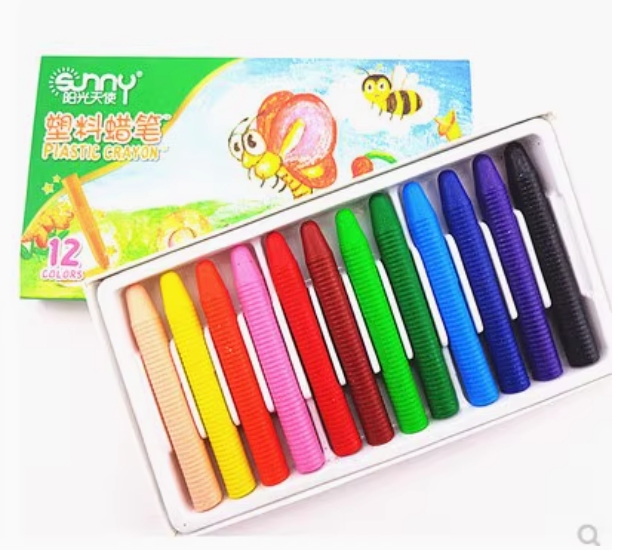 阳光天使(Sunny)0312蜡笔12色蜡笔纸盒 - 阳光天使(Sunny)