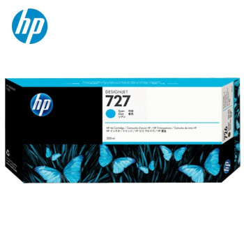 惠普(HP)F9J76A(青)727号墨盒大容量(300ml)