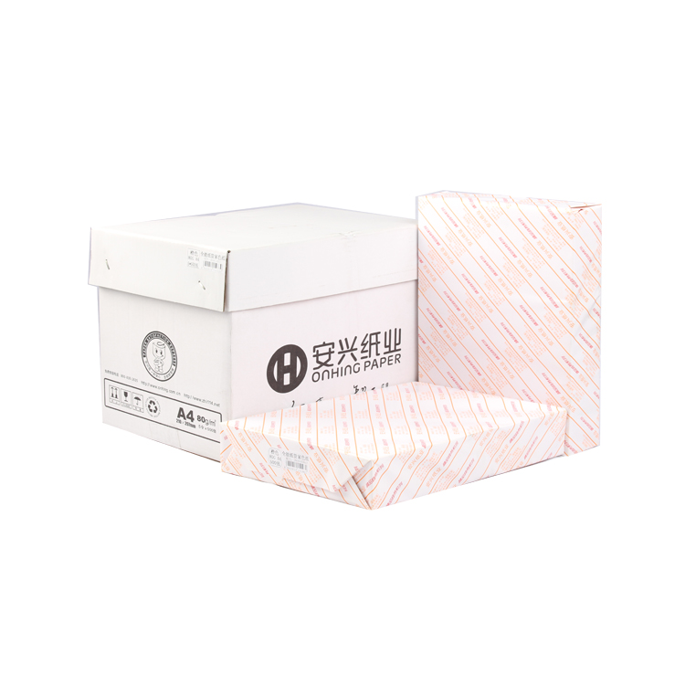 全能纸管家彩色复印纸 80G A4橙色 500S/包 5包/箱 - 全能纸管家