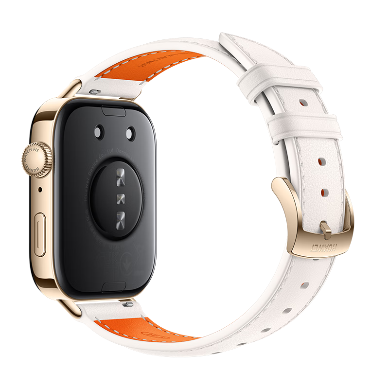 华为手表WATCH FIT 3珍珠白 真皮表带