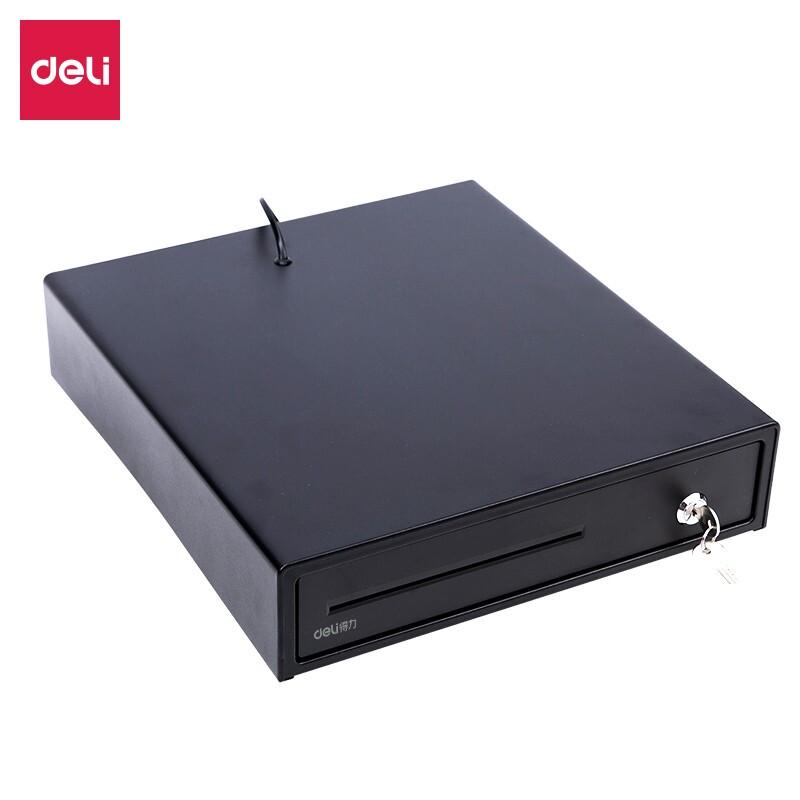 得力(deli)DL-335(黑色)收银箱