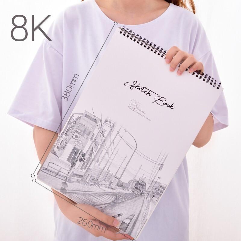 得力(deli)73633(混色)8K素描本380mmx260mm