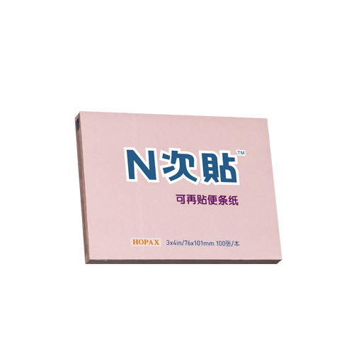 N次贴(STICKN)31010(粉红色)标准型模造便条纸76x101mm,100张/本