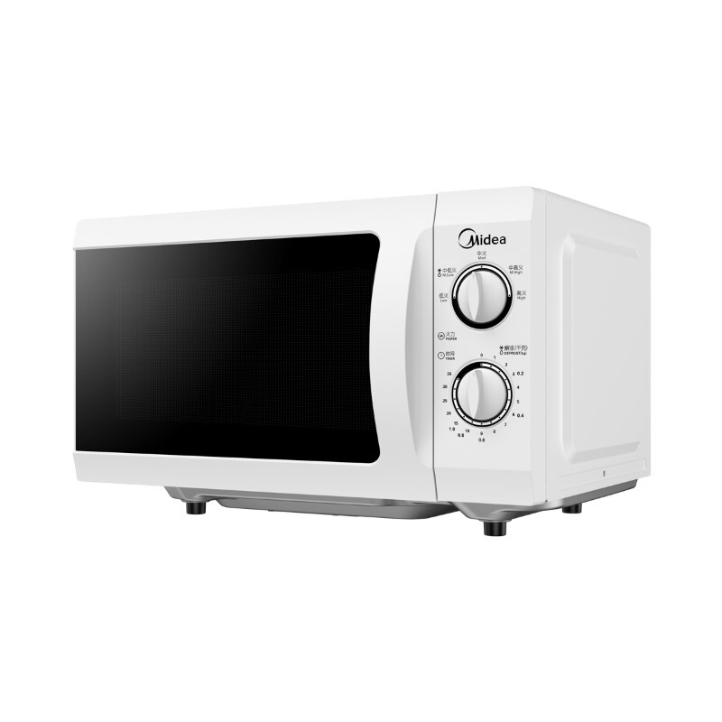 美的(Midea)M1-L213B迷你小型家用微波炉 360度转盘 旋钮 21升 高温杀菌 - 美的(Midea)