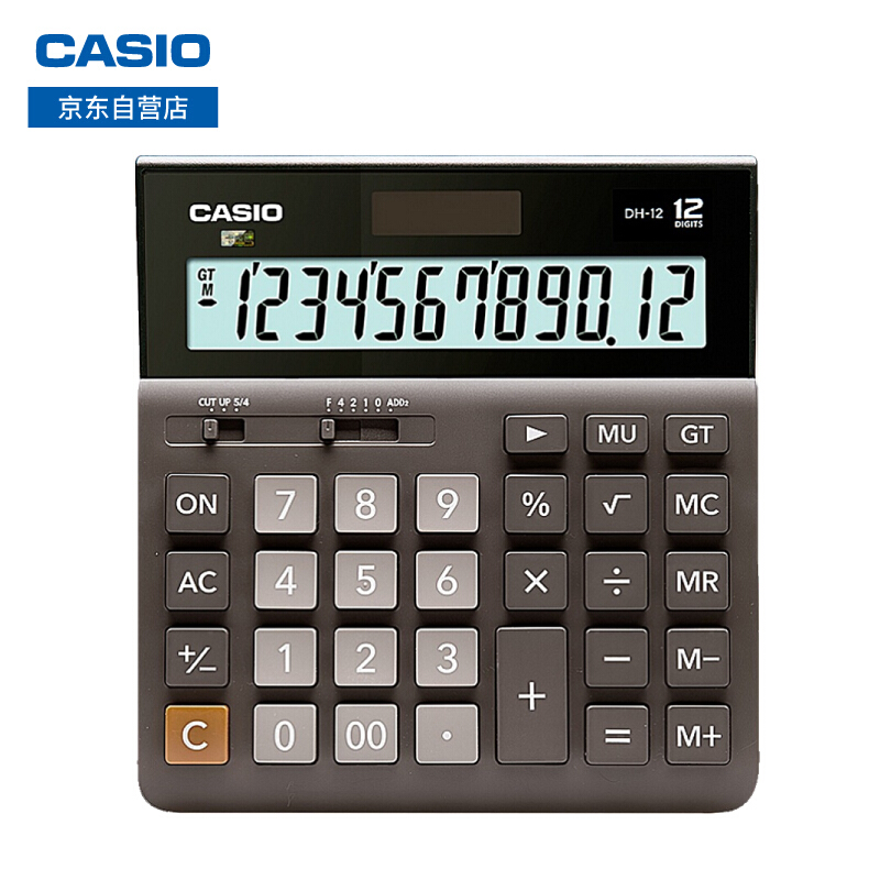 卡西欧(CASIO)DH-12-BK计算器