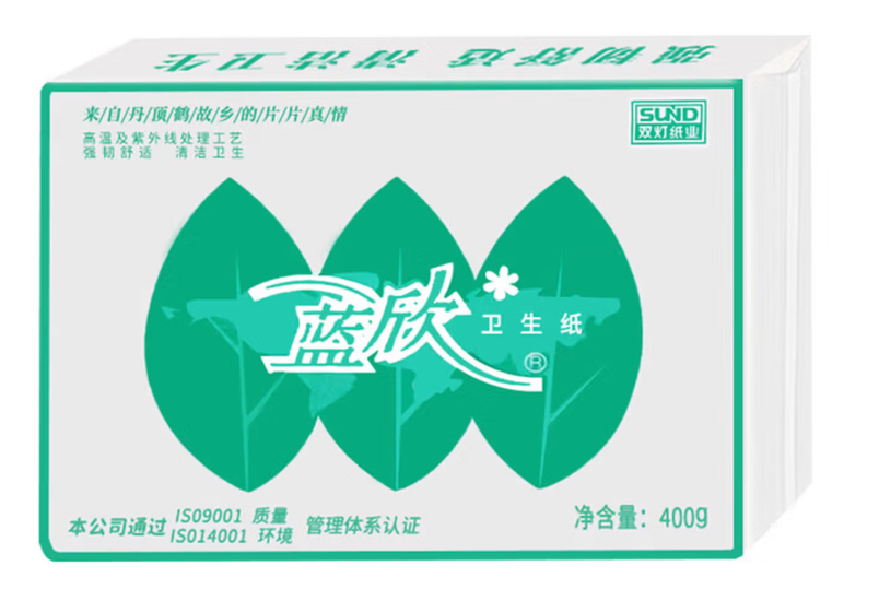 民用-蓝欣400g卫生纸 - 蓝欣