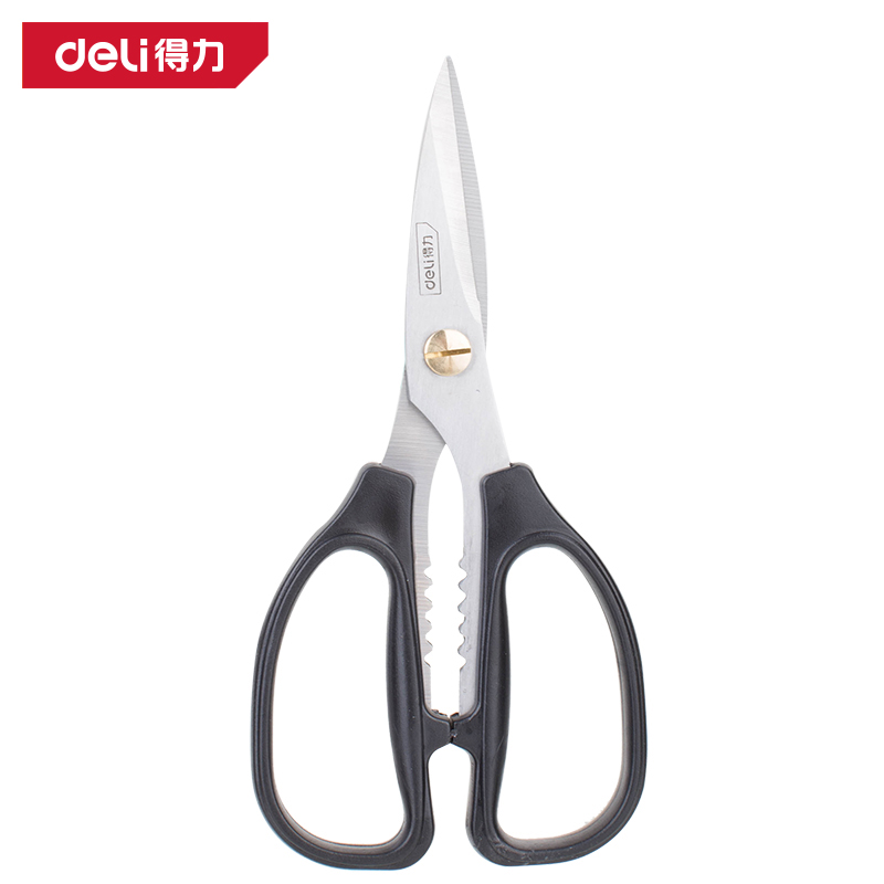 得力工具DL2614不锈钢剪刀6.5寸(银)(把) - 得力工具