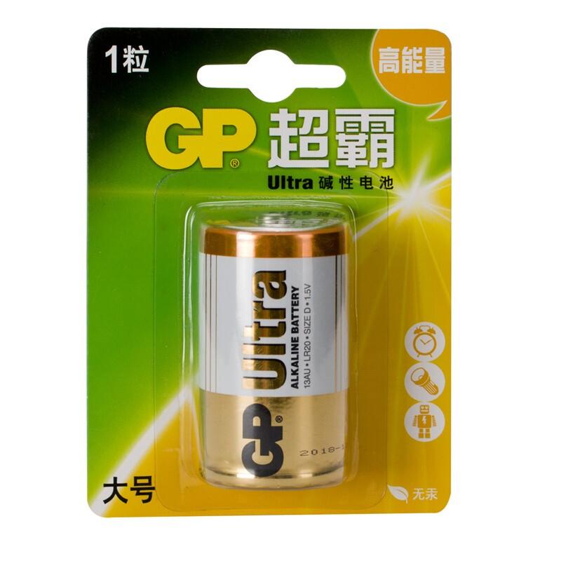 超霸(GP)1号碱性电池1节装