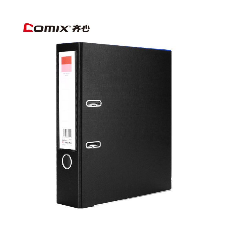 齐心(COMIX)A106N(黑色)3寸欧式快劳夹A4 - 齐心(COMIX)