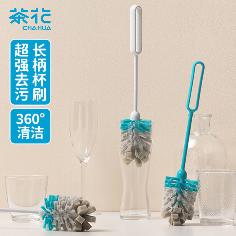 茶花 4418锅刷B-2型(紫色 灰色 蓝色)颜色随机发 - 茶花