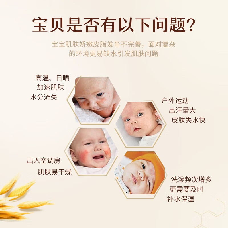 艾惟诺(Aveeno)227g婴儿每日倍护润肤乳无香型