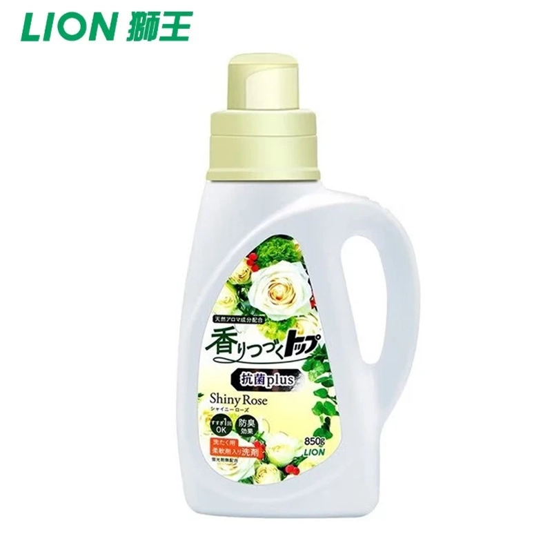 狮王(Lion)TOP柔顺洗衣液 S (白玫瑰香型)850g