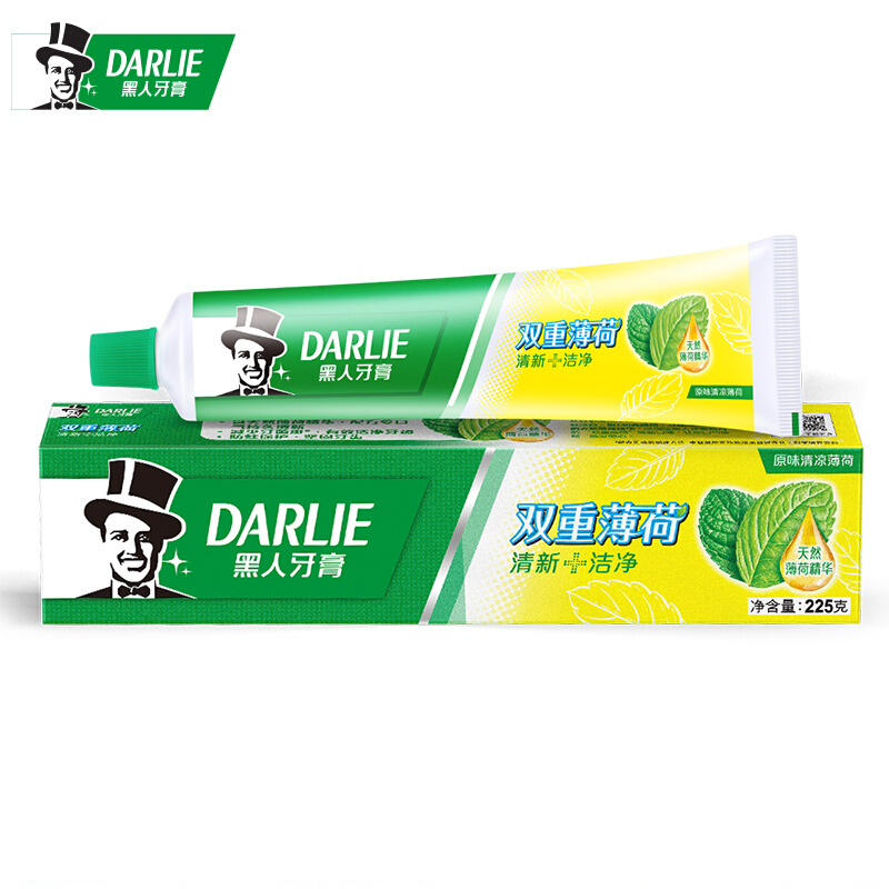 好来(DARLIE)双重薄荷牙膏225g