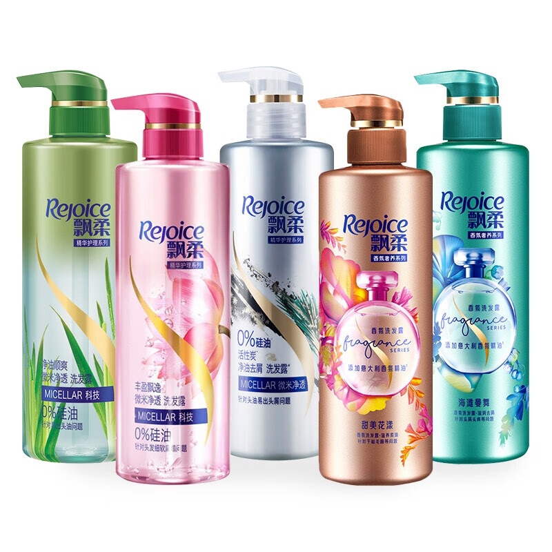 飘柔(Rejoice)300ml净油顺爽微米净透洗发露 - 宝洁-飘柔(Rejoice)