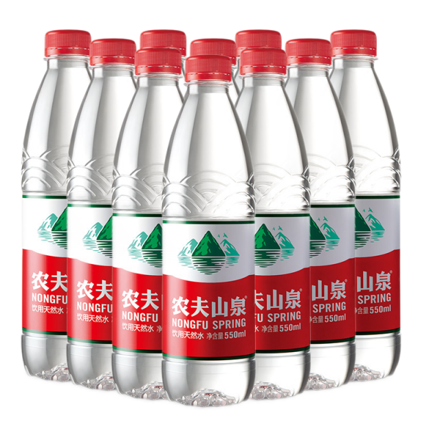 農夫山泉(NONGFU SPRING)550ML*24瓶天然飲用水塑膜包裝