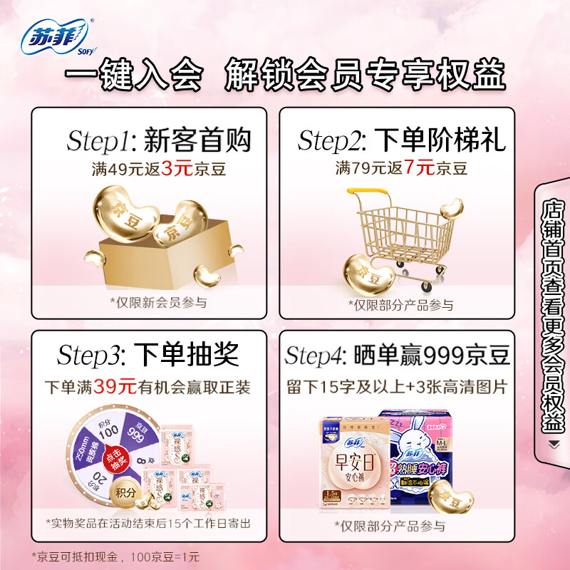 苏菲(Sofy)18p小翅膀无香型护垫175mm - 苏菲(Sofy)