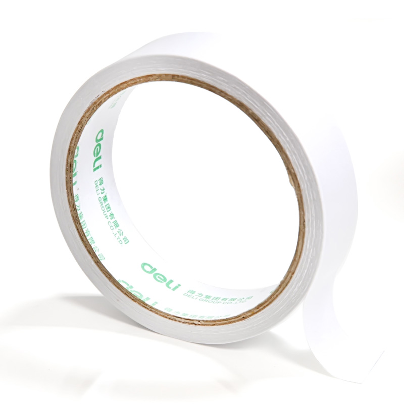 得力(deli)30403(白)棉纸双面胶带24mm*10y