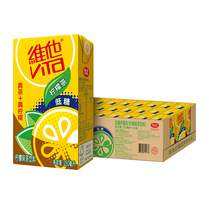 维他(Vita)维他低糖柠檬茶250ml*24盒